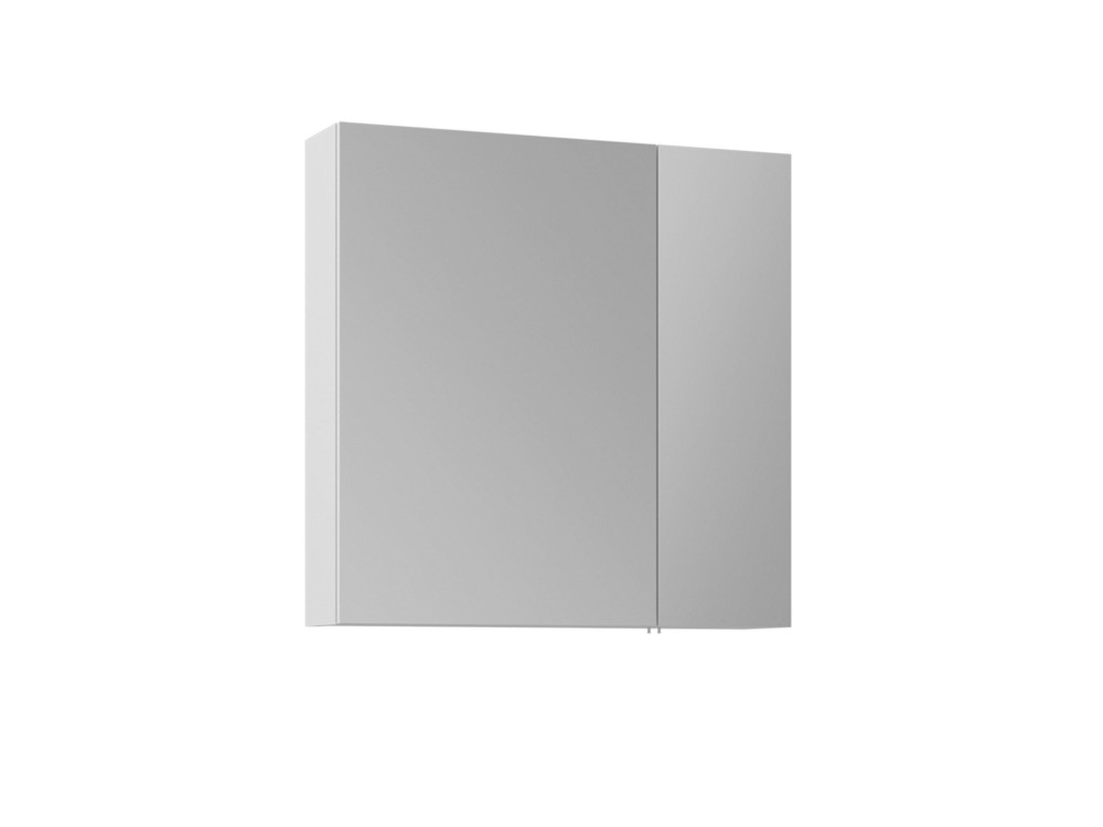 Badkamermeubel met spiegel "Nuvola 60 v2" - 66 x 16 x 60 cm - Wit