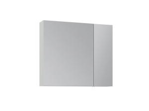 Badkamermeubel met spiegel "Nuvola 80 v2" - 75 x 16 x 66 cm - Cashmere