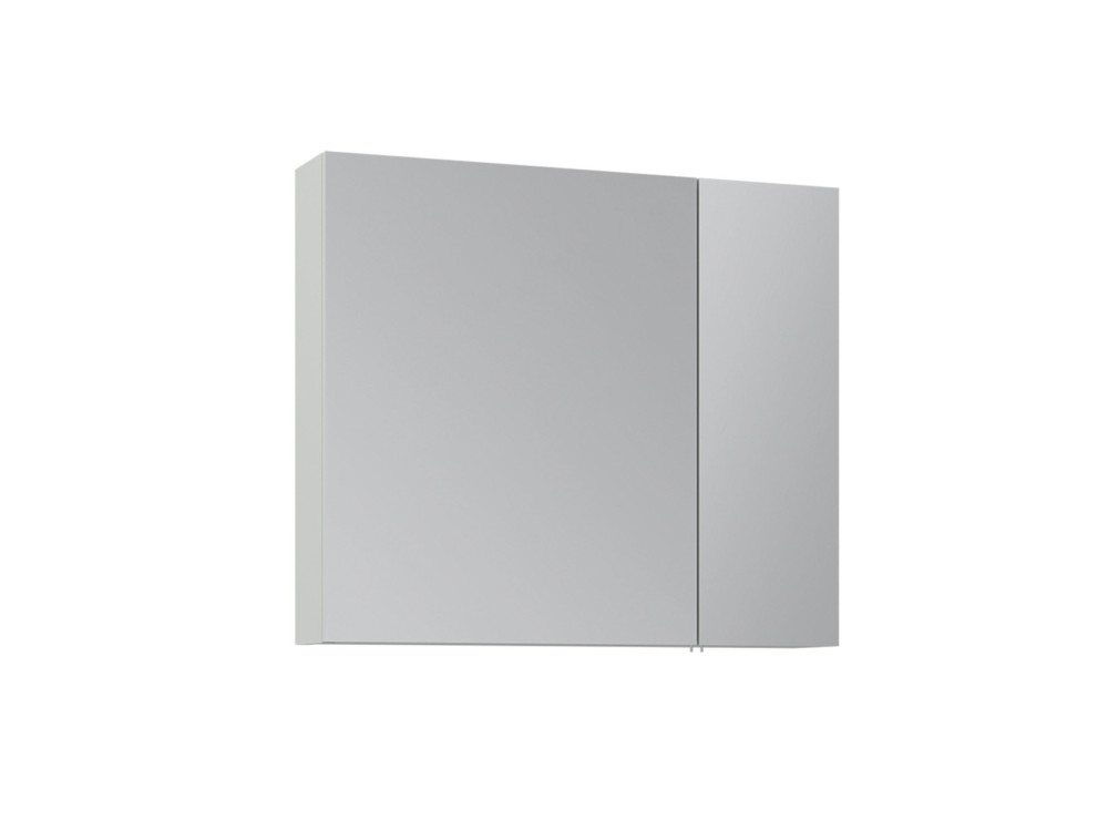 Badkamermeubel met spiegel "Nuvola 80 v2" - 75 x 16 x 66 cm - Cashmere