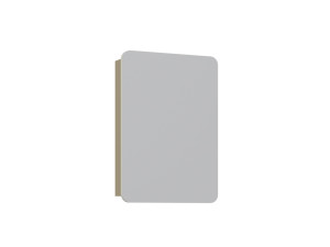 Badkamermeubel met spiegel "Orbit 50" - 50 x 16 x 71 cm - Mink
