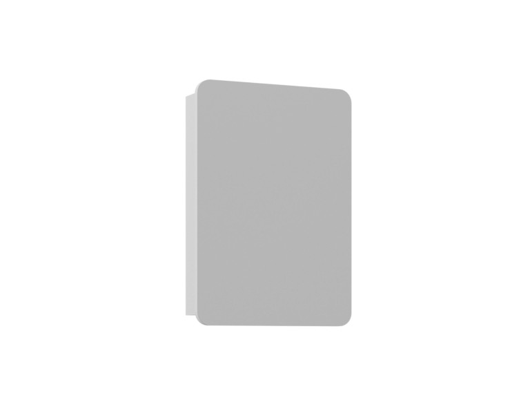 Badkamermeubel met spiegel "Orbit 50" - 50 x 16 x 71 cm - Wit