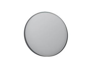Decoratieve houten spiegel "Moonlight 75 v2" - 75 x 7 x 75 cm - Mat antraciet