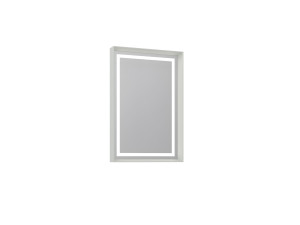 Decoratieve houten spiegel "Craft 60 x 90 v2" - 60 x 10 x 90 cm - Matte Cashmere