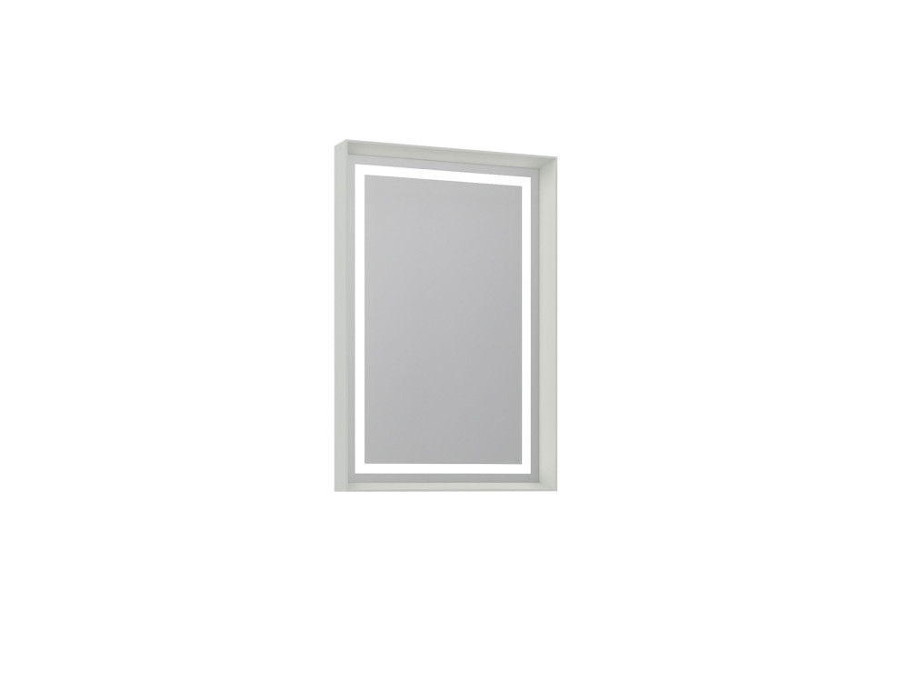 Decoratieve houten spiegel "Craft 60 x 90 v2" - 60 x 10 x 90 cm - Matte Cashmere