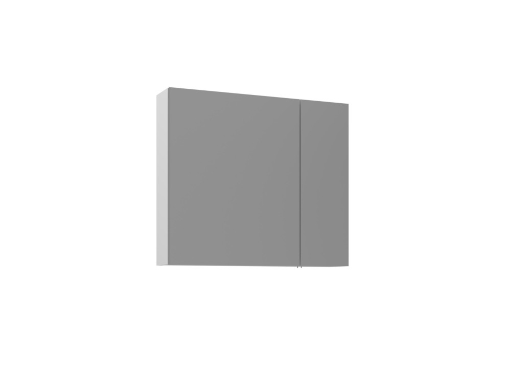Badkamermeubel met spiegel "Bari 80" - 75 x 16 x 66 cm - Matwit