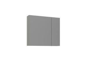 Badkamermeubel met spiegel "Bari 80" - 75 x 16 x 66 cm - Mat Cashmere