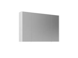 Badkamermeubel met spiegel "Arno 100" - 100 x 16 x 66 cm - Wit