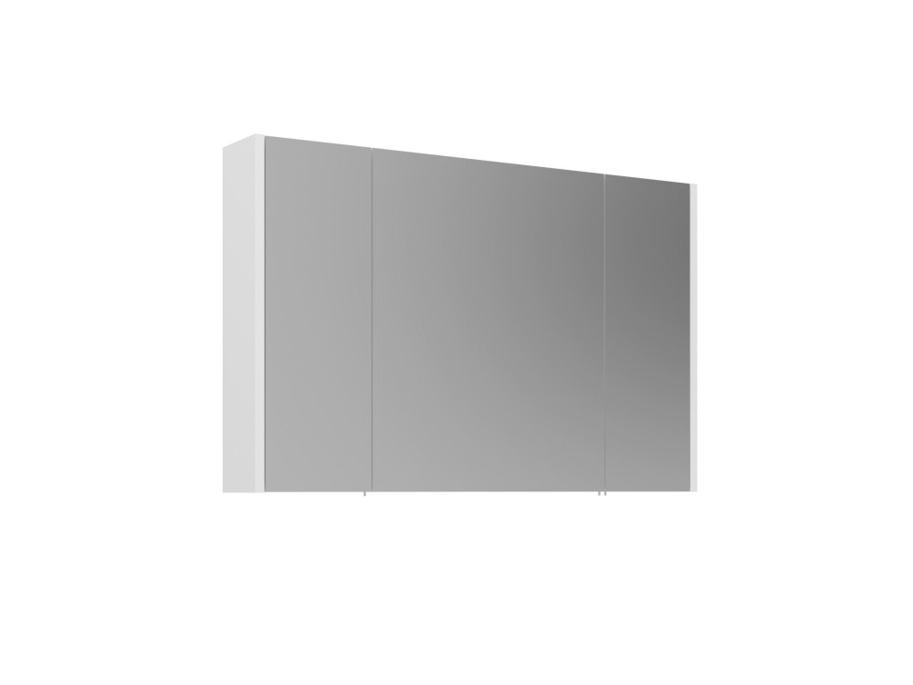 Badkamermeubel met spiegel "Arno 100" - 100 x 16 x 66 cm - Wit