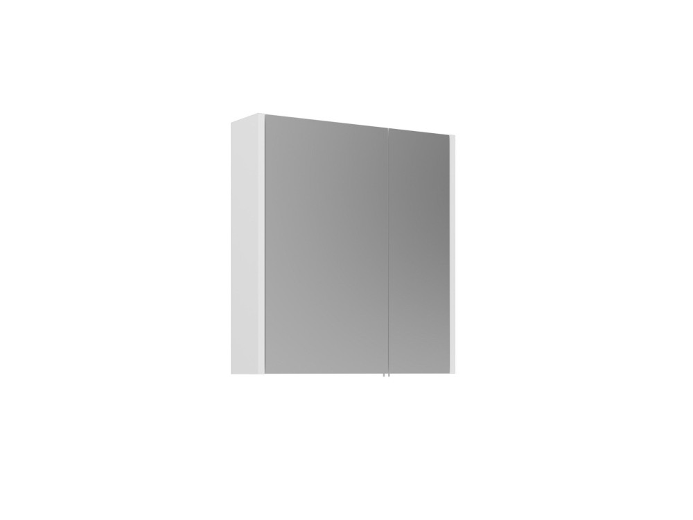 Badkamermeubel met spiegel "Arno 60" - 60 x 16 x 66 cm - Wit