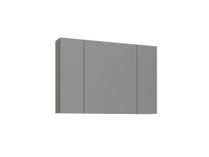 Badkamermeubel met spiegel "Bari 100" - 97 x 16 x 66 cm - Matte Green