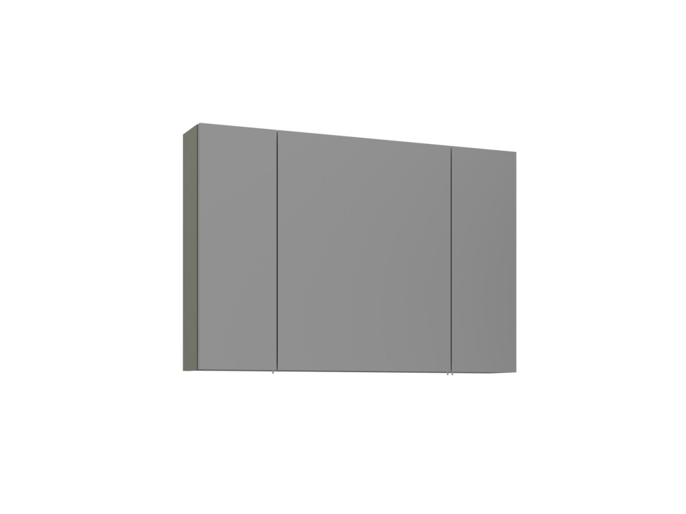 Badkamermeubel met spiegel "Bari 100" - 97 x 16 x 66 cm - Matte Green