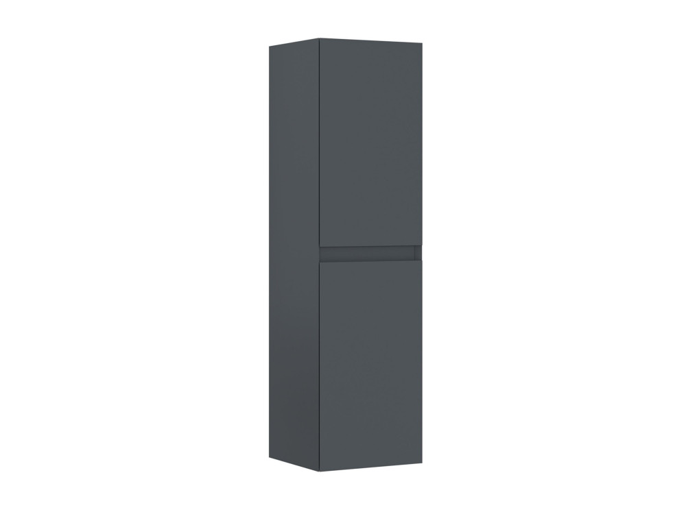Badkamerkast "Nest 40 v2" - 40 x 32 x 138 cm - Mat antraciet