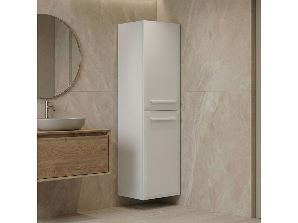 Badkamerkast "Nuvola 40 v3" - 40 x 32 x 138 cm - Wit