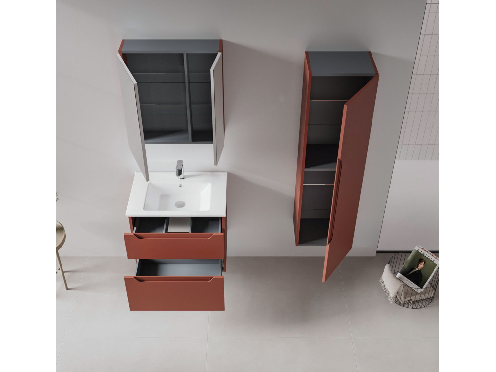 Badkamerkast "Messina 40" - 40 x 32 x 138 cm - Matrood