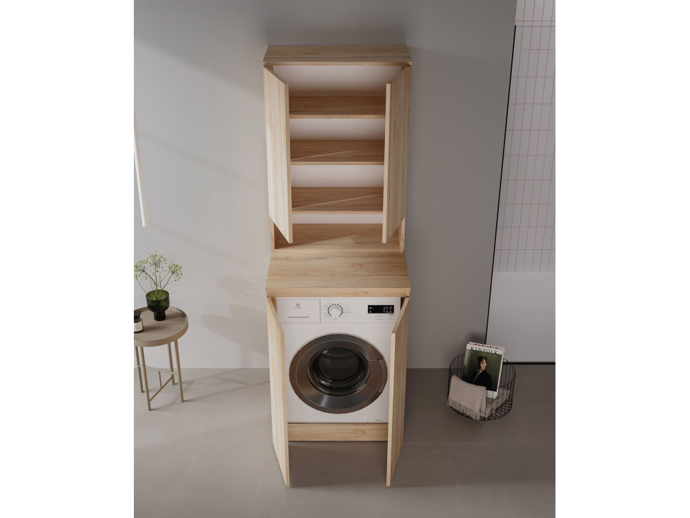 Badkamerkast "Bosco Lume 70" - 70 x 36 x 100 cm - Eiken