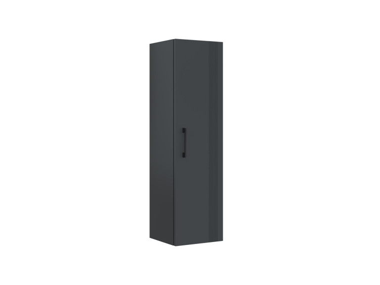 Badkamerkast "Bari 40" - 40 x 32 x 138 cm - Mat antraciet