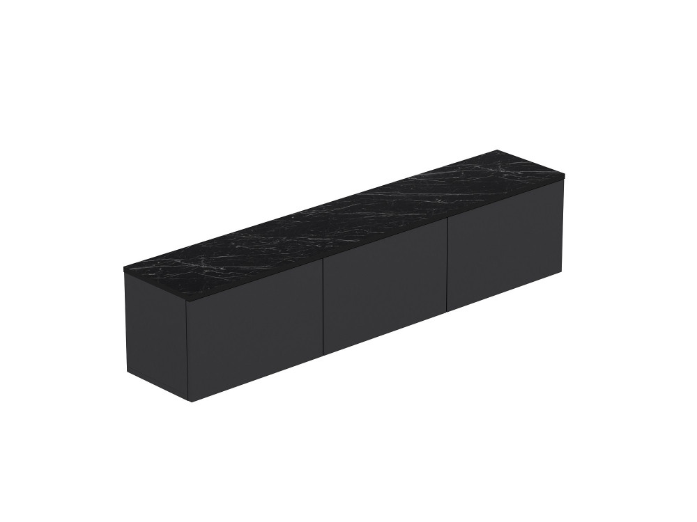 Houten TV-meubel "Neon" - 160 x 32 x 35 cm - Antraciet