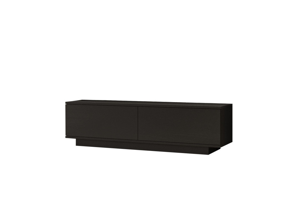 FN1" houten TV-standaard - 140 x 35 x 38 cm - Zwart