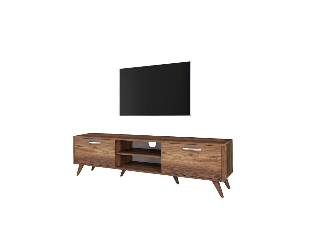 Houten TV-meubel "Atik" - 180 x 35 x 48 cm - Bruin