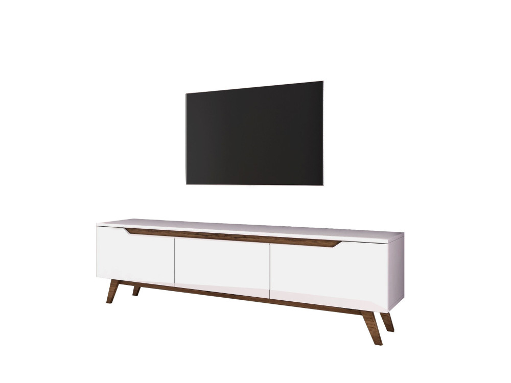 Digi" houten TV-meubel - 180 x 35 x 48 cm - Bruin