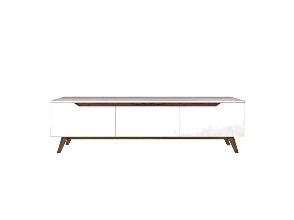 Digi" houten TV-meubel - 180 x 35 x 48 cm - Bruin