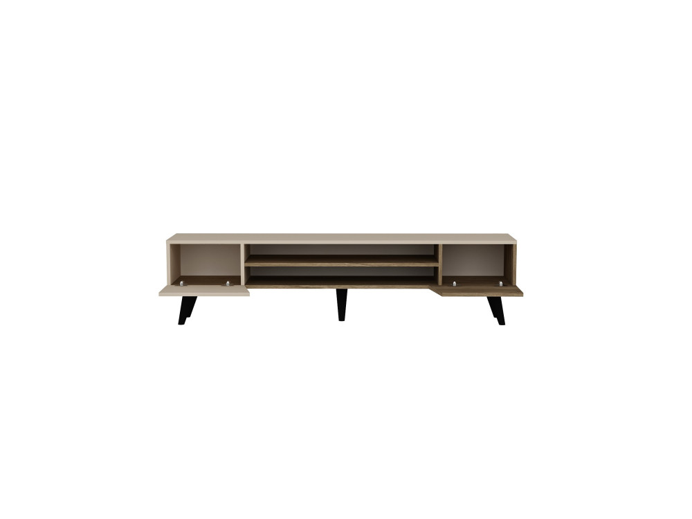 Clark" houten TV-meubel - 180 x 37 x 45 cm - Bruin