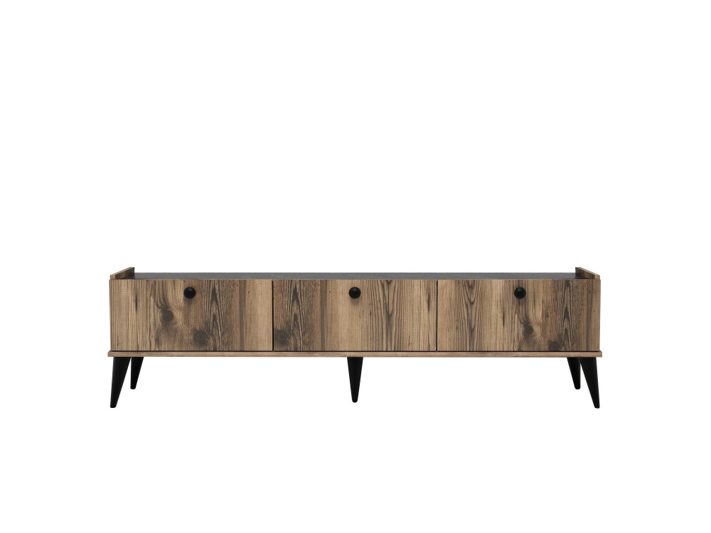 Lidya" houten TV-meubel - 180 x 35 x 49 cm - Bruin