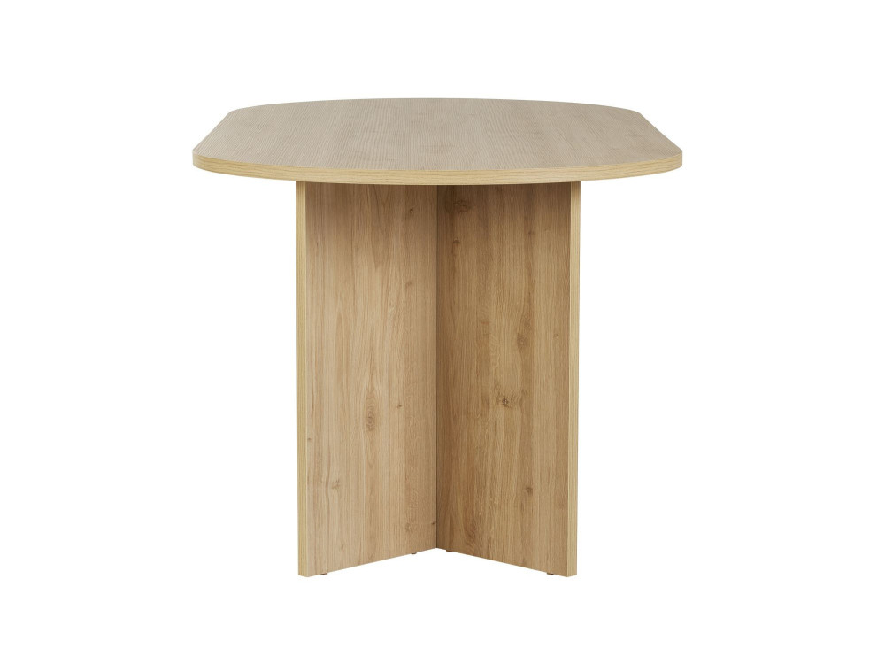 Houten eettafel "Sablin" 180 x 90 x 75 cm - Eik Cadiz