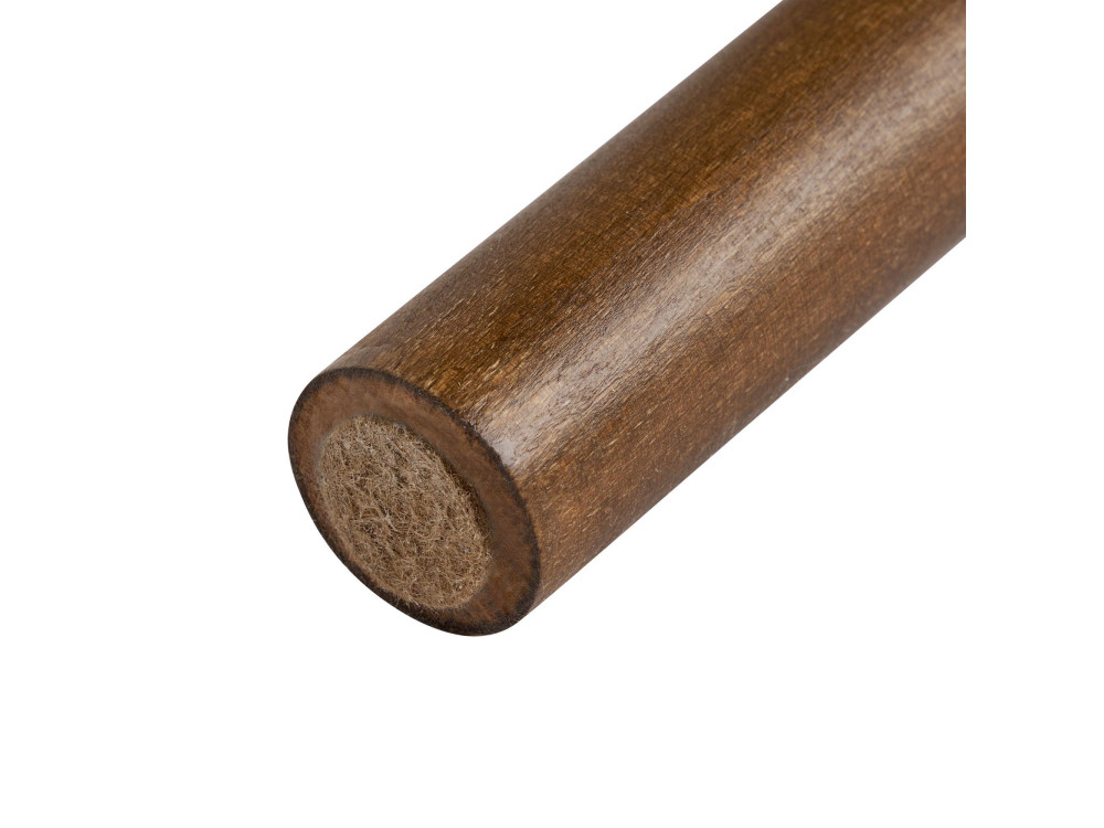 Uitschuifbare houten eettafel "Viona" 100 x 100 x 75 cm - Travertin