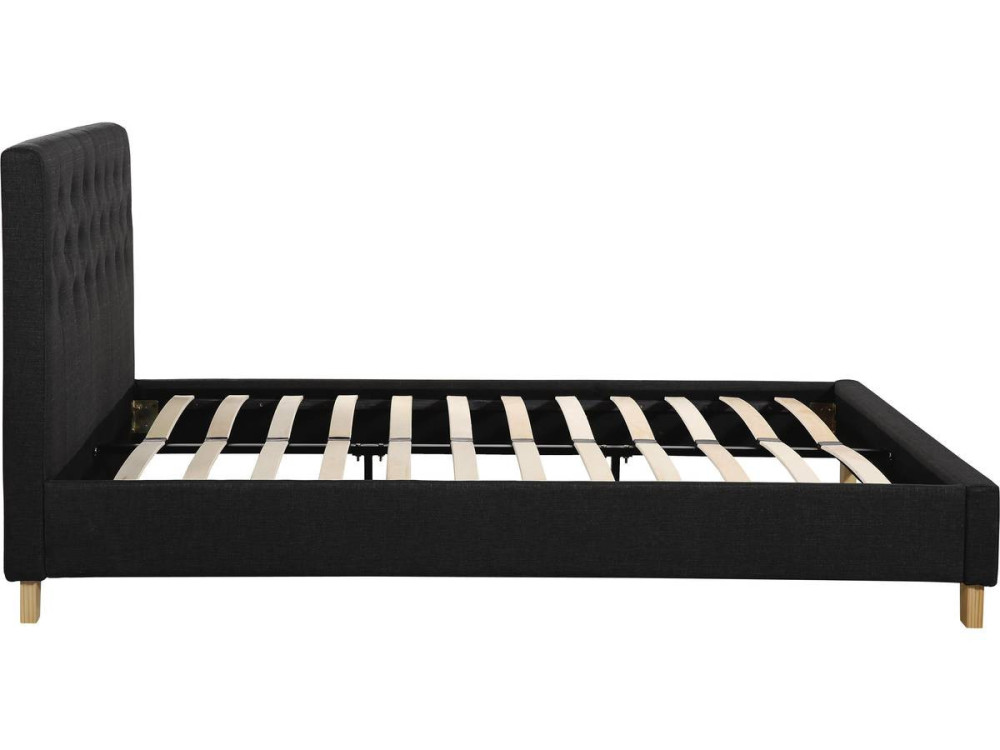 Tweepersoonsbed bed bedframe "Emmy" - 140 x 190 cm - Grijs