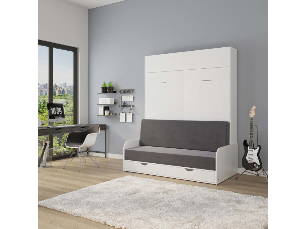 NYD SOFA 5" opklapbed - 160 X 200 cm - Wit