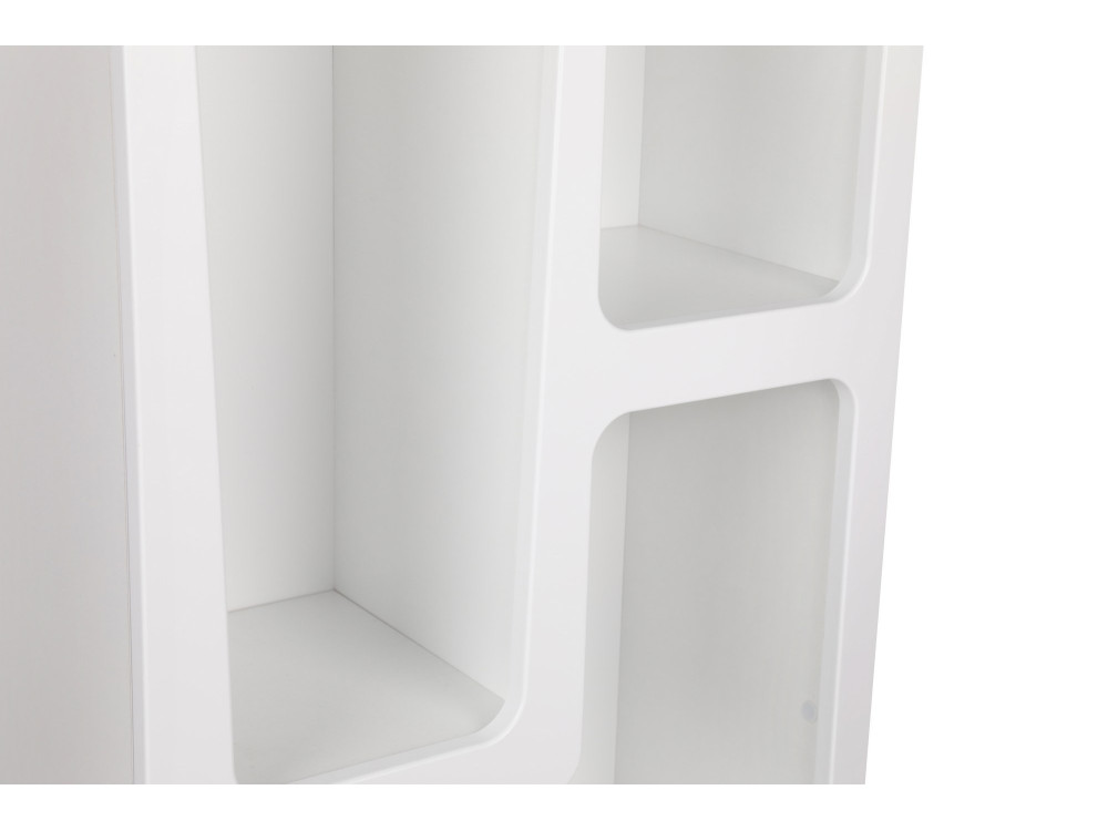 Venüs" houten boekenkast 60 x 32 x 150 cm - Wit