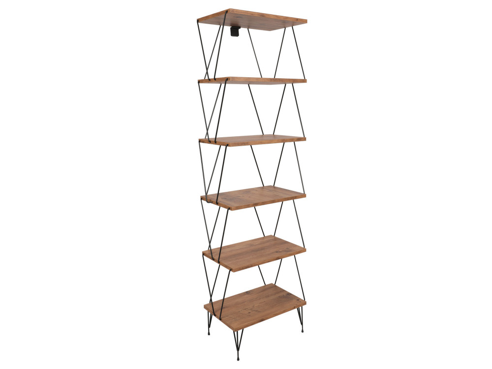 Houten boekenkast "Balaban" - 46 x 30 x 165 cm - Bruin