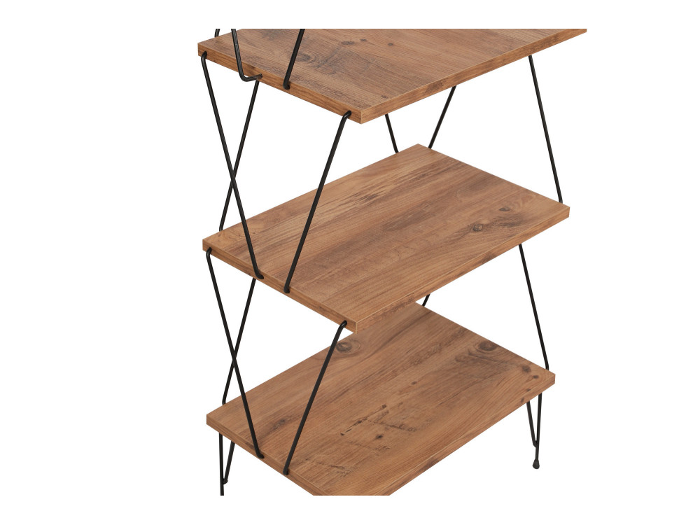 Houten boekenkast "Balaban" - 46 x 30 x 165 cm - Bruin