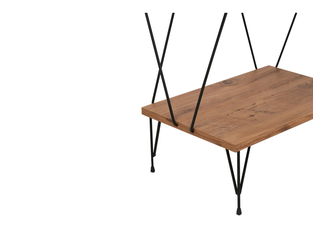 Houten boekenkast "Balaban" - 46 x 30 x 165 cm - Bruin