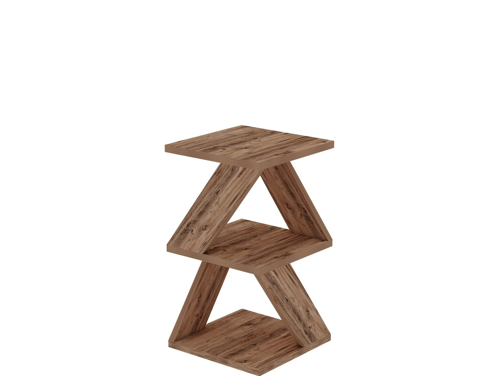 Houten bijzettafel "Albeni" - 29 x 29 x 54 cm - Atlantic Pine