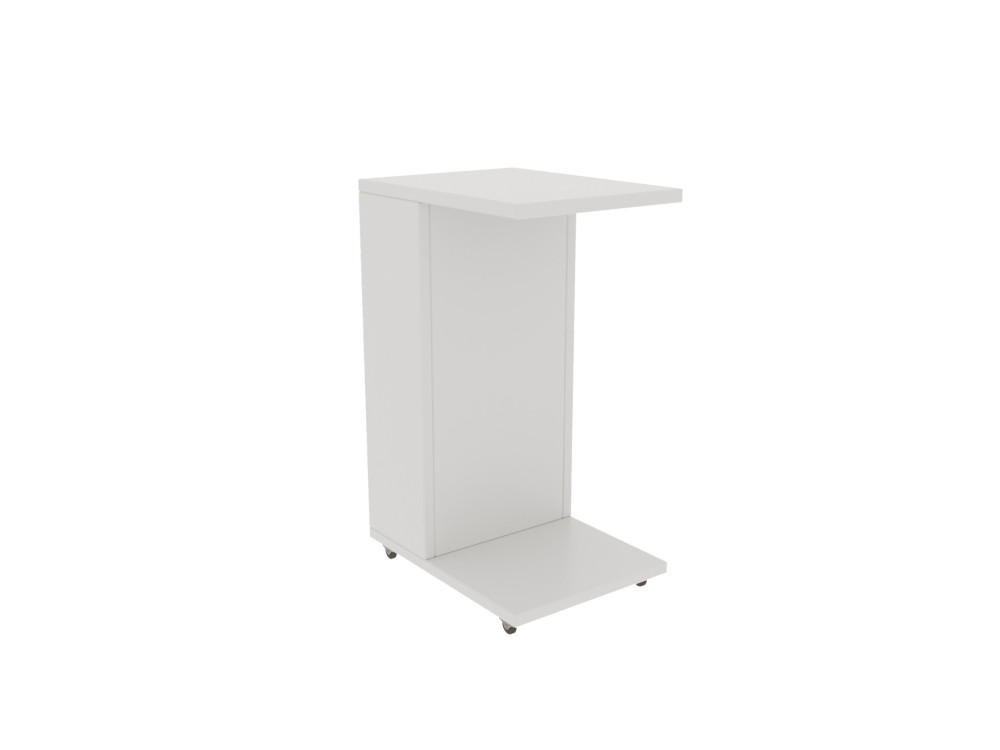 Houten bijzettafel "Filinta" - 30 x 40 x 63 cm - Wit