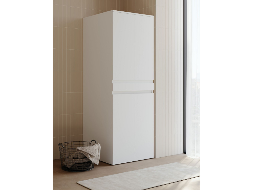 Wasmachineonderkast „Neve 70“ – 70 x 73 x 193 cm – matwit