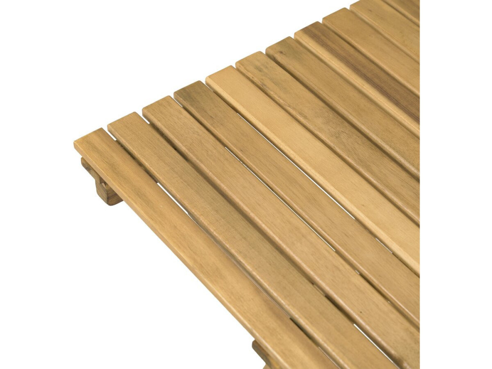 Houten tuintafel en tuinset "Aldo" - 2 zits - Bruin