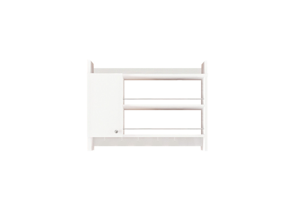 Houten keukenplank "Knerr" - 85 x 13 x 65 cm - Wit