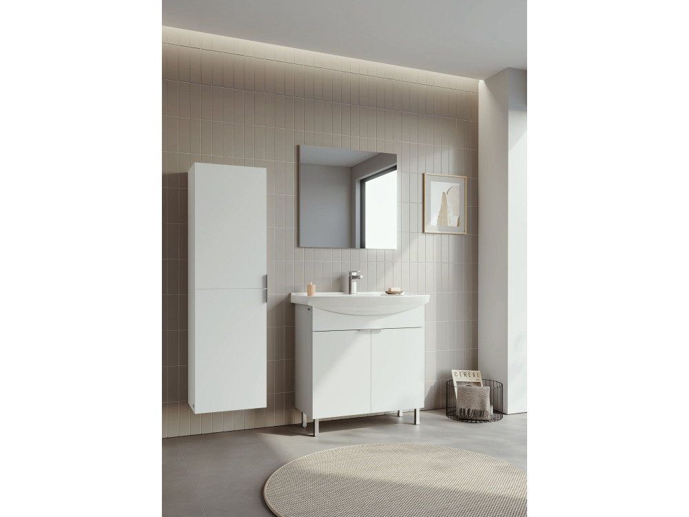 Decoratieve houten spiegel "Purus 80" -  cm - Transparant