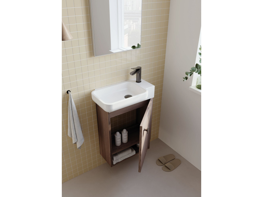 Decoratieve houten spiegel "Begonya 45" -  cm - chroom