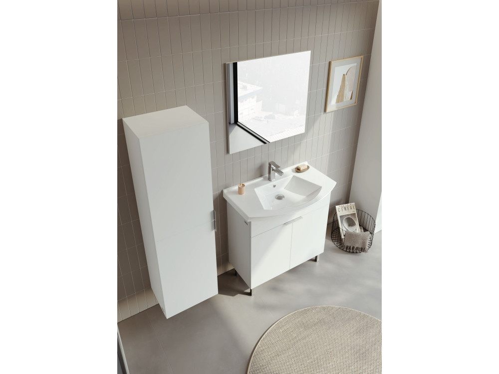 Wastafelmeubel "Purus 80" - 80 x 50 x 83 cm - Wit