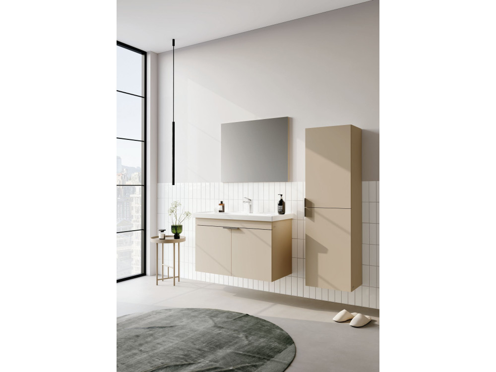 Wastafelmeubel "Desna 80" - 80 x 45 x 58 cm - Zandkleur