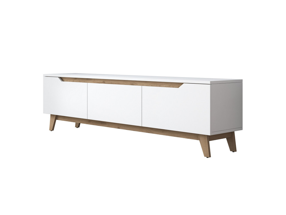 Digi" houten TV-meubel - 180 x 35 x 48 cm - Beige