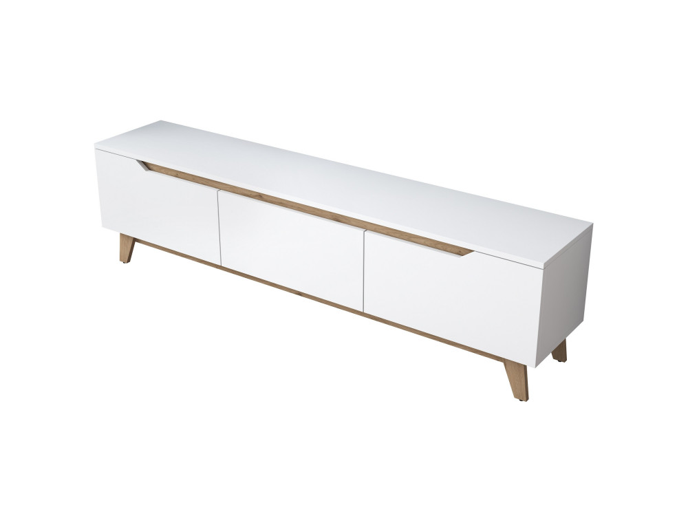 Digi" houten TV-meubel - 180 x 35 x 48 cm - Beige