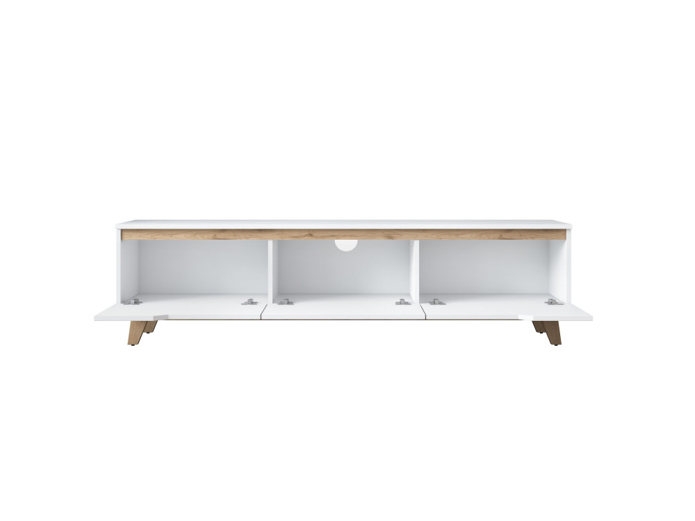 Digi" houten TV-meubel - 180 x 35 x 48 cm - Beige