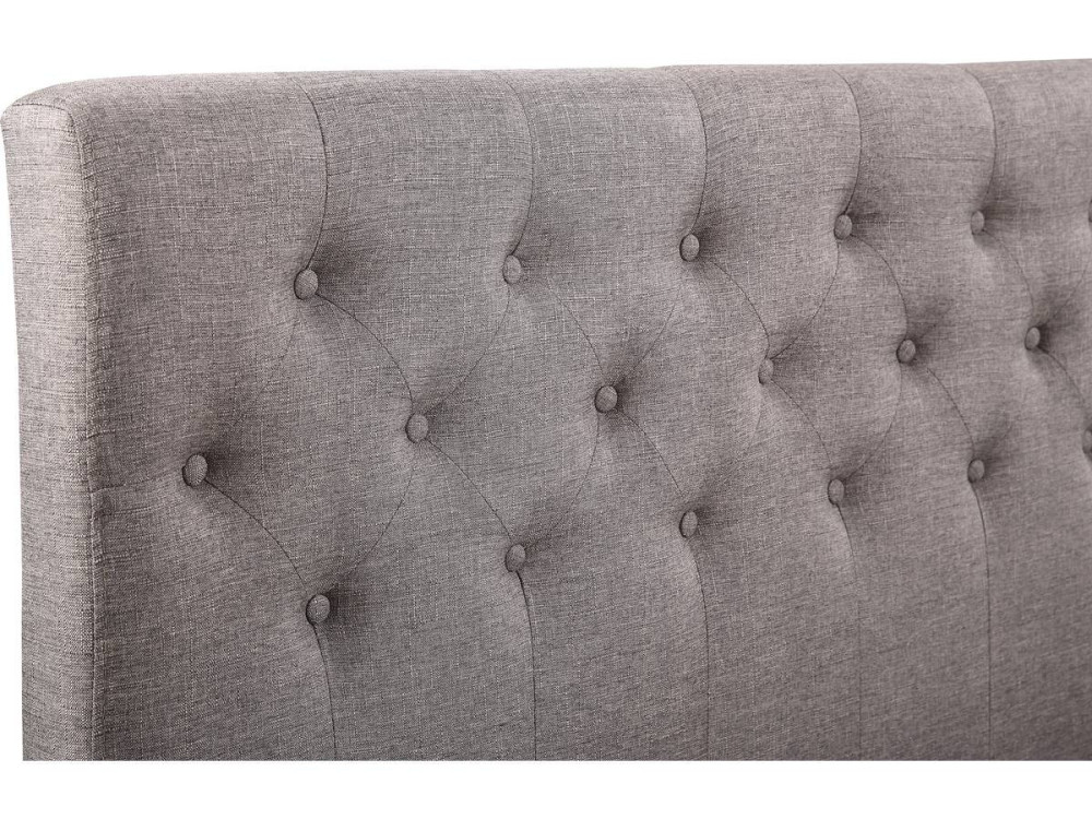 Tweepersoonsbed bed bedframe "Emmy" - 160 x 200 cm - Taupe - grijs bruin