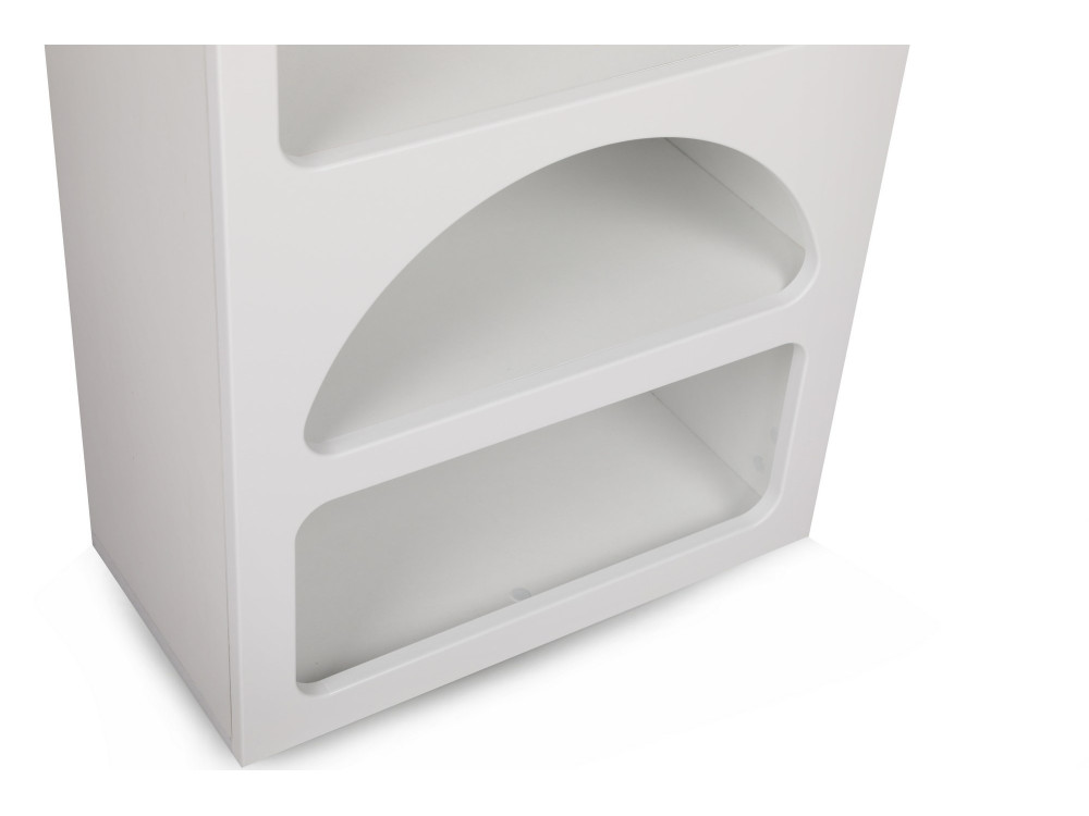 Venüs" houten boekenkast 60 x 32 x 150 cm - Wit