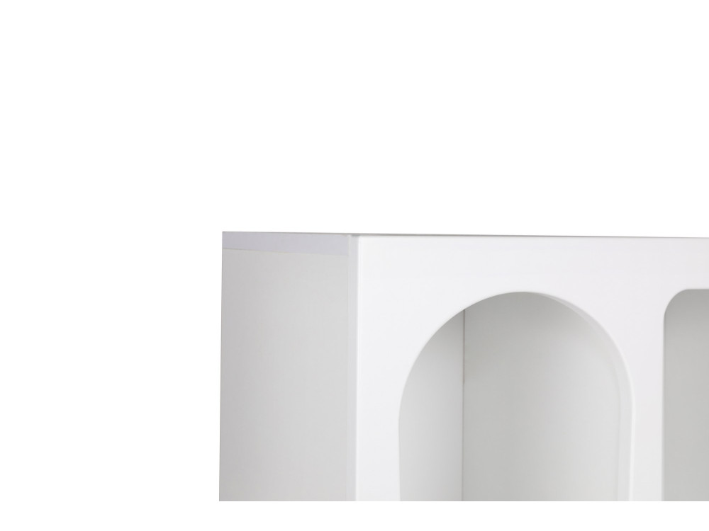 Venüs" houten boekenkast 60 x 32 x 150 cm - Wit